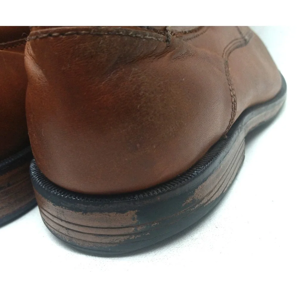 Dockers Men's Slip On Loafers Dress Shoes, Brown Leather, Size: 10.5‎